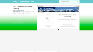 
                            8. rcluniversity.com - RCL University: Log in to the ... - RCL ...