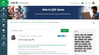 
                            4. Re: Custom login page - Qlik Community