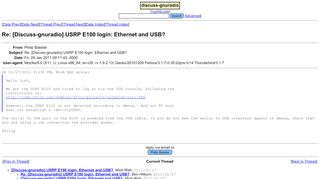 
                            4. Re: [Discuss-gnuradio] USRP E100 login: Ethernet and USB?