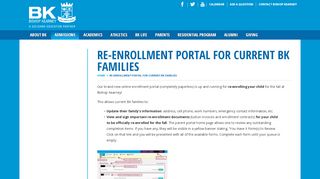 
                            5. Re-Enrollment Portal for current BK families | Bishop Kearney School ...