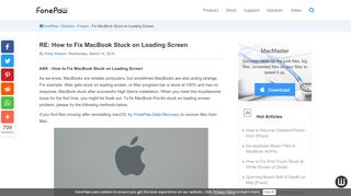 
                            6. RE: How to Fix MacBook Stuck on Loading Screen