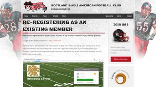 
                            7. Re-registering as an existing member | East Kilbride Pirates