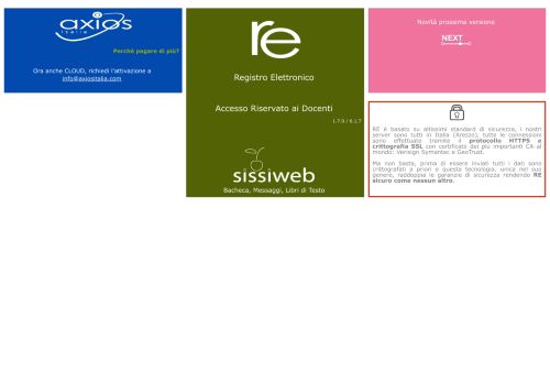 
                            2. RE Registro Elettronico Axios - sissiweb.it