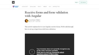 
                            7. Reactive forms and form validation with Angular - Frontend ...