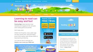 
                            4. Reading Eggs - Learn to Read with Phonics | Free Trial