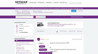 
                            9. Readynas 102 and jottacloud - NETGEAR Communities