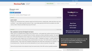 
                            4. Reagan.com Complaints, Reviews, & Information - Reviews Talk