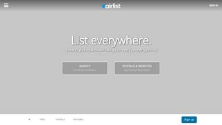 
                            3. Real estate listing tool - Airlist - Home