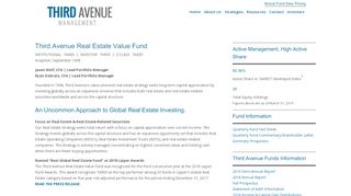 
                            7. Real Estate - Third Avenue Management