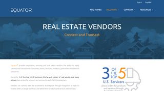 
                            3. Real Estate Vendor Marketplace | Equator