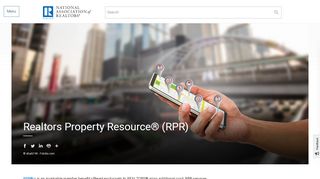 
                            6. Realtors Property Resource® (RPR) | www.nar.realtor