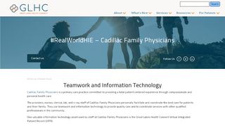 
                            9. #RealWorldHIE – Cadillac Family Physicians - Great Lakes Health ...