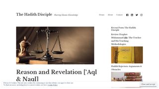 
                            9. Reason and Revelation ['Aql & Naql] – The Hadith Disciple