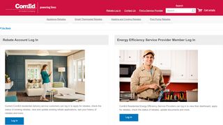
                            2. Rebate Log In - ComEd Rebates