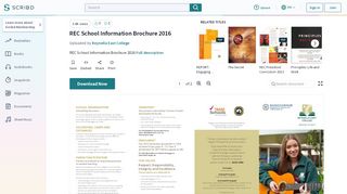 
                            7. REC School Information Brochure 2016 | Science, Technology ...