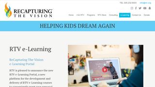 
                            7. ReCapturing The Vision e-Learning Portal - Recapturing the ...