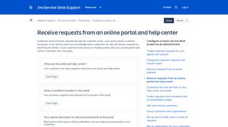 
                            7. Receive requests from an online portal and help center