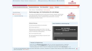
                            4. Rechnungs-App der HALLESCHE - Alte Leipziger