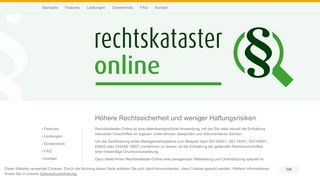 
                            5. Rechtskataster-Online | Energierecht | Umweltrecht