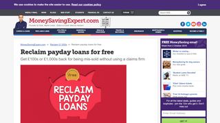 
                            6. Reclaim payday loans for free - Money Saving Expert