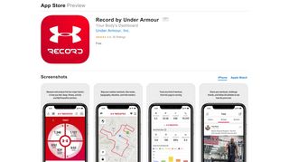 
                            6. ‎Record by Under Armour on the App Store - apps.apple.com