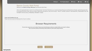 
                            9. Recorded Documents - Barron County Web Portal