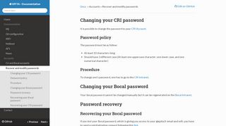 
                            6. Recover and modify passwords - EPITA - Documentation