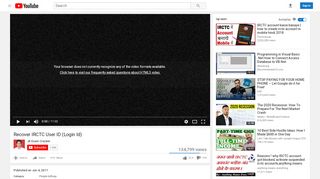 
                            7. Recover IRCTC User ID (Login Id) - YouTube