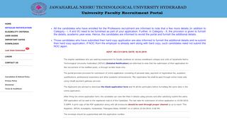 
                            6. RECRUITMENT PORTAL JNTUH