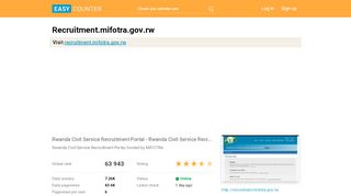 
                            8. Recruitment.mifotra.gov.rw: Rwanda Civil Service ...