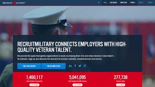 
                            11. RecruitMilitary: Jobs for Veterans, Veterans Job Fairs