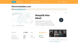 
                            5. Recruit.theladders.com: Ladders - Easy Counter