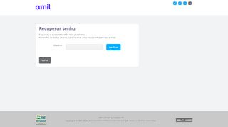 
                            3. Recuperação de Acesso - amil.com.br