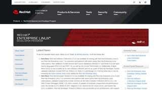 
                            3. Red Hat Enterprise Linux Developer Program - Red Hat Customer Portal