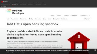 
                            8. Red Hat open banking solution | Red Hat Developer