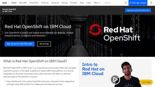 
                            3. Red Hat OpenShift on IBM Cloud - Overview