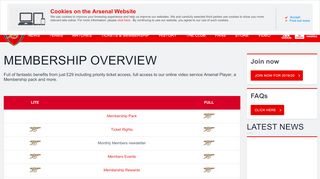 
                            4. Red Membership | Arsenal.com