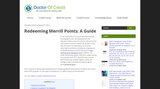 
                            10. Redeeming Merrill Points: A Guide - Doctor Of Credit