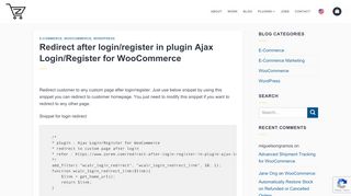 
                            9. Redirect after login/register in plugin Ajax Login/Register for ... - zorem