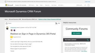 
                            5. Redirect on Sign in Page in Dynamics 365 Portal - Microsoft Dynamics ...