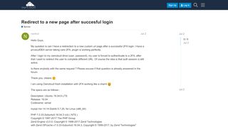 
                            5. Redirect to a new page after succesful login - …