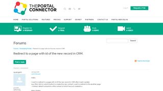 
                            9. Redirect to a page with id of the new record in CRM. - The Portal ...