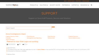 
                            2. Redirect to User Web Login not working | SonicWall
