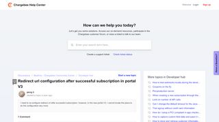 
                            6. Redirect url configuration after successful subscription in portal V3 ...