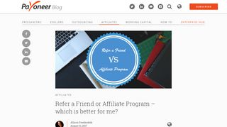 
                            2. Refer a Friend or Affiliate Program-Which is better for me?