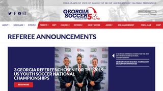 
                            3. Referee Announcements | Georgia Soccer