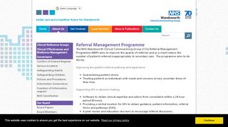 
                            3. Referral Management Programme - Wandsworth CCG