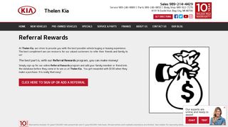 
                            7. Referral Rewards Program at Thelen Kia in Bay City, MI