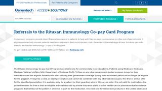 
                            6. Referrals to the Rituxan Immunology Co-pay Card Program ...