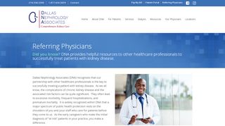 
                            4. Referring Physicians - Dallas Nephrology Associates